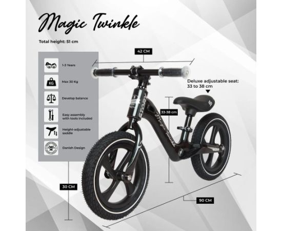 Story Magic Twinkle līdzsvara velosipēds – ekskluzīvs līdzsvara velosipēds no magnija Самокаты детские