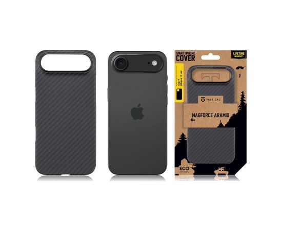 Tactical MagForce Aramid Cover Aizmugurējais Apvalks priekš Apple iPhone 17 Air Neoriģinālie Maciņi