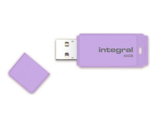 Flashdrive Integral Pastel 64GB, Lavender Haze USB Flash atmiņas