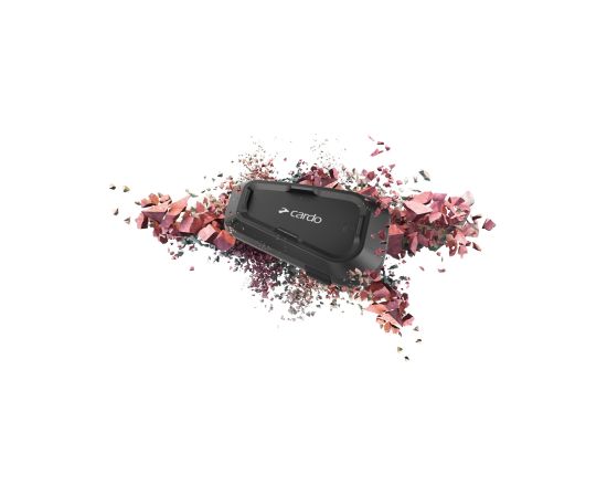 Cardo Spirit motorcycle intercom 2 channels 400 m Black Austiņas