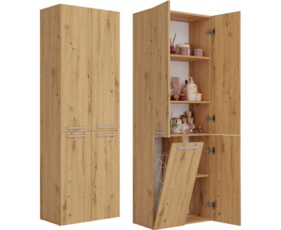 Top E Shop Topeshop NEL 1K DD ART KPL bathroom storage cabinet Oak Новинки Для дома и сада 