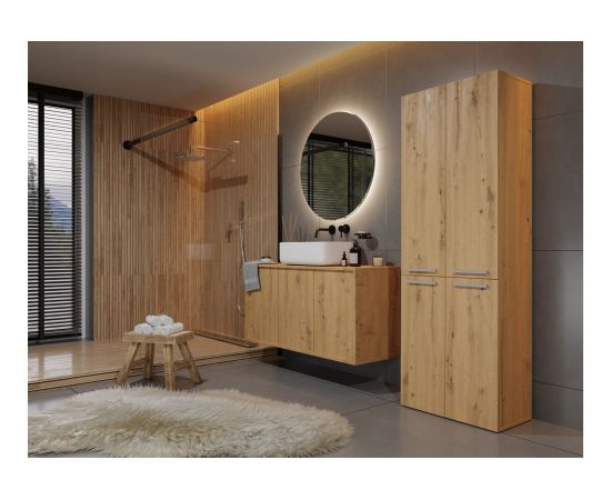 Top E Shop Topeshop NEL 1K DD ART KPL bathroom storage cabinet Oak Новинки Для дома и сада 