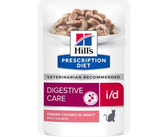 Hill's HILL"S Prescription Diet Digestive Care i/d Feline with salmon - wet cat food - 85g Консервы кошек