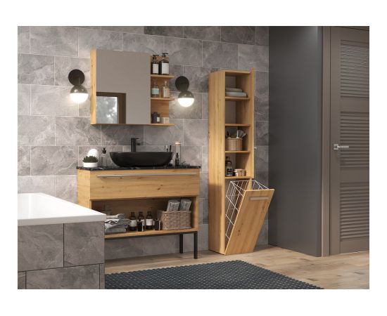 Top E Shop Topeshop NEL IV ARTISAN bathroom storage cabinet Oak Новинки Для дома и сада 