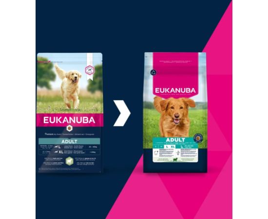 EUKANUBA Adult L XL Rich in lamb & rice - dry dog food - 12kg Suņu barība
