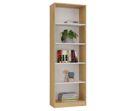 Top E Shop 60 CM BOOKCASE ARTISAN/WHITE Jaunumi -Dārzam