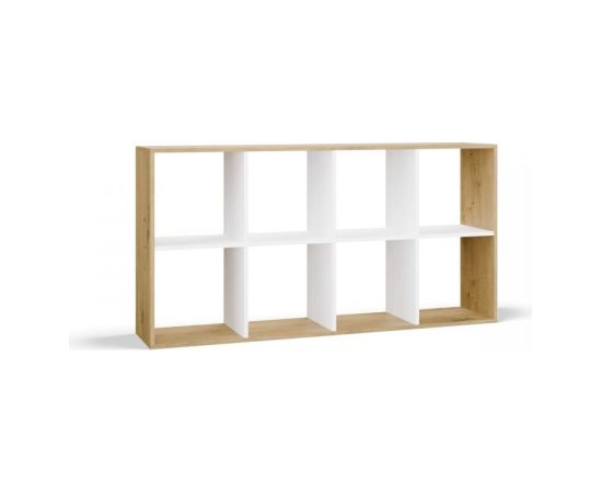 Top E Shop MALAX 2X4 ARTISAN/WHITE BOOKCASE Jaunumi -Dārzam