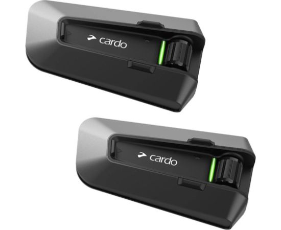 Cardo PT200101 motorcycle intercom 2 channels 1600 m Black Austiņas