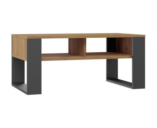 Top E Shop MODERN 2P ARTISAN COFFEE TABLE WITH ANTHRACITE LEG Новинки Для дома и сада 