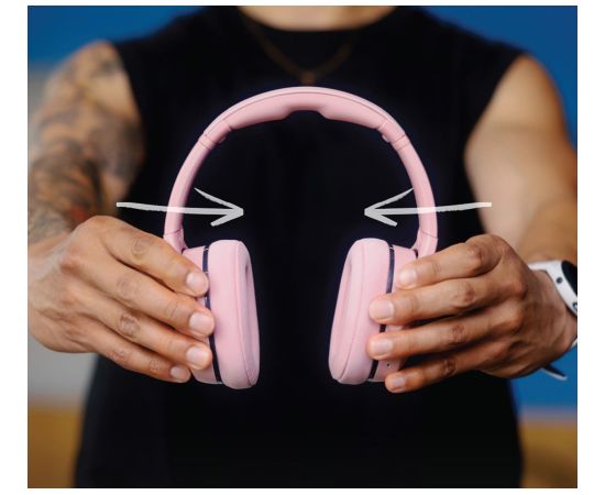Skullcandy Crusher 540 Active Over-Ear Soft Pink Headphones Austiņas