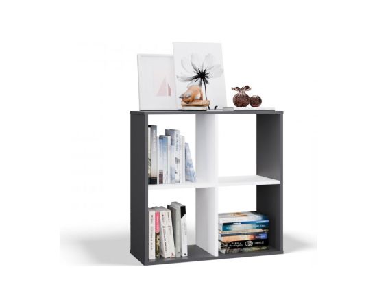 Top E Shop MALAX 2X2 SHELVING UNIT, ANTHRACITE/WHITE Jaunumi -Dārzam
