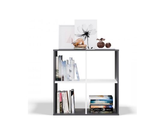 Top E Shop MALAX 2X2 SHELVING UNIT, ANTHRACITE/WHITE Jaunumi -Dārzam