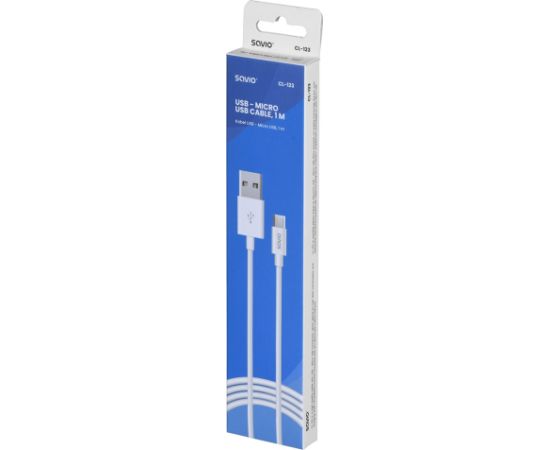 Savio USB – micro USB cable CL-123 Дата USB-кабели