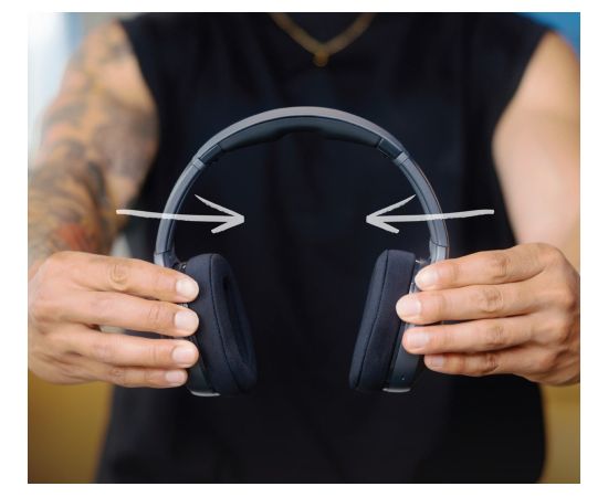 Skullcandy Crusher 540 Active Over-Ear Headphones, Black Coal Austiņas