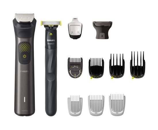 Philips MG9540/15 hair trimmers/clipper Grey 27 Lithium-Ion (Li-Ion) Matu, Bārdas, Ķermeņa trimmeri