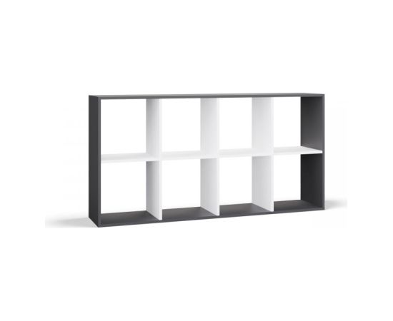 Top E Shop MALAX 2X4 SHELVING UNIT, ANTHRACITE/WHITE Jaunumi -Dārzam