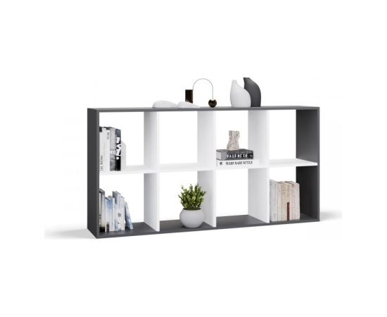 Top E Shop MALAX 2X4 SHELVING UNIT, ANTHRACITE/WHITE Jaunumi -Dārzam