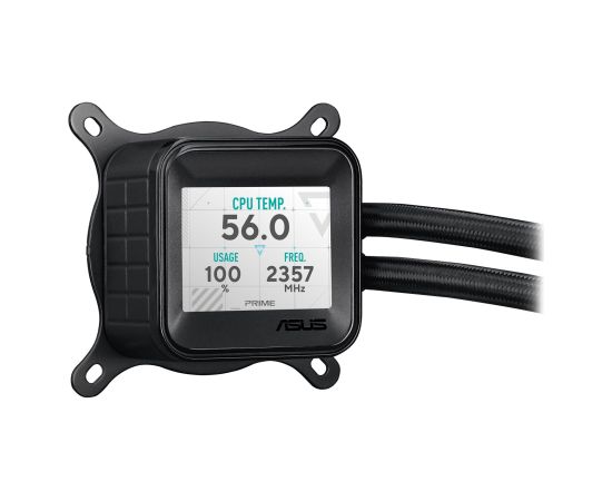 ASUS Prime LC 360 ARGB LCD Processor All-in-one liquid cooler 12 cm Black Охлаждение процессора