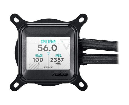 ASUS Prime LC 360 ARGB LCD Processor All-in-one liquid cooler 12 cm Black Охлаждение процессора