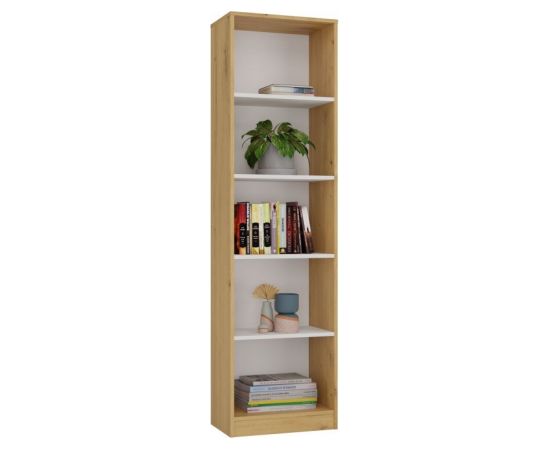 Top E Shop 50 CM BOOKCASE ARTISAN/WHITE Jaunumi -Dārzam