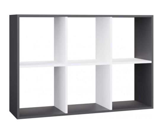 Top E Shop MALAX 2X3 SHELVING UNIT, ANTHRACITE/WHITE Jaunumi -Dārzam