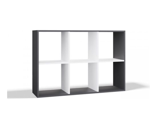 Top E Shop MALAX 2X3 SHELVING UNIT, ANTHRACITE/WHITE Jaunumi -Dārzam