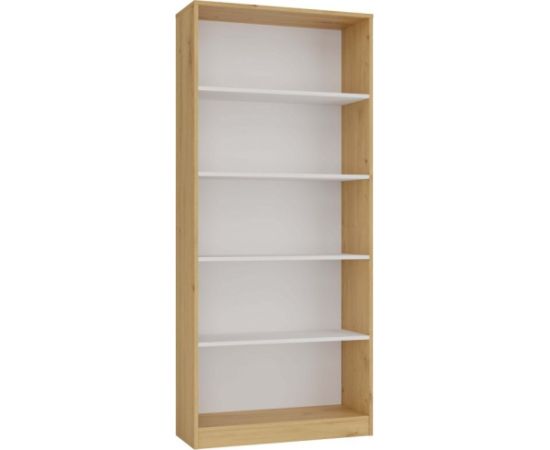 Top E Shop 80 CM BOOKCASE ARTISAN/WHITE Jaunumi -Dārzam