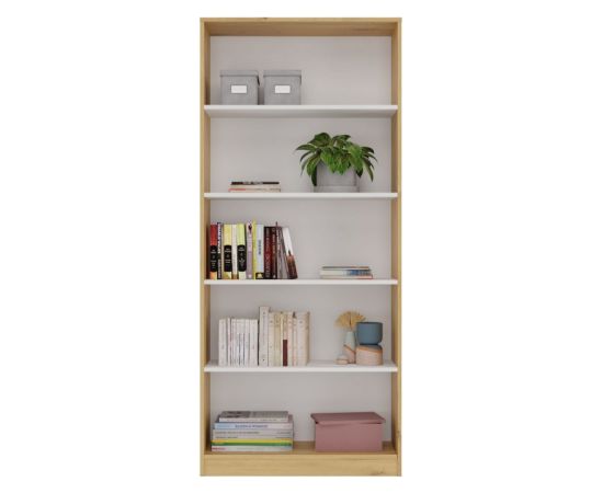 Top E Shop 80 CM BOOKCASE ARTISAN/WHITE Jaunumi -Dārzam
