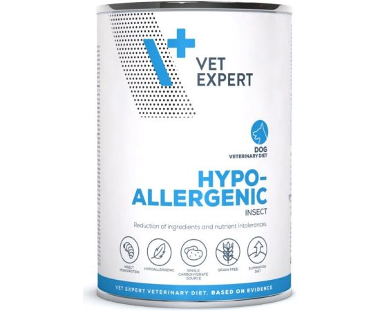 VET EXPERT Hypoallergenic Insect - wet dog food - 400g Suņu barība
