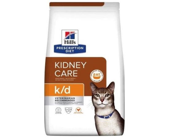 HILL'S PRESCRIPTION DIET Feline k/d Kidney Care Dry cat food Chicken 3 kg Suņu barība