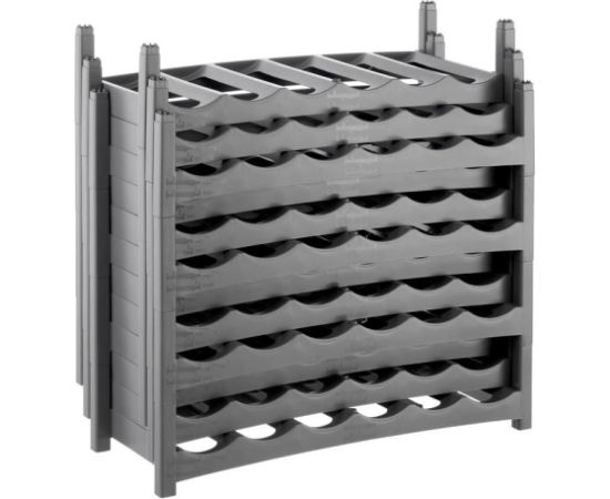 ROTHO Vario Wine Rack Anthracite - Stand for 6 Bottles Мусорные урны