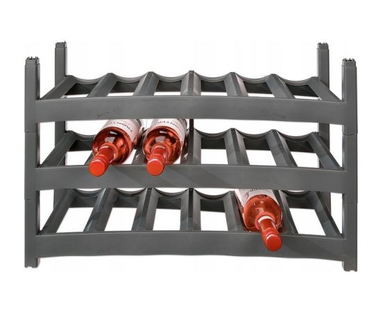 ROTHO Vario Wine Rack Anthracite - Stand for 6 Bottles Мусорные урны