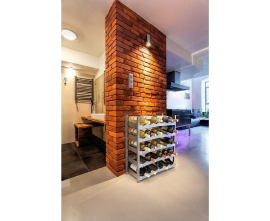 ROTHO Vario Wine Rack Anthracite - Stand for 6 Bottles Мусорные урны