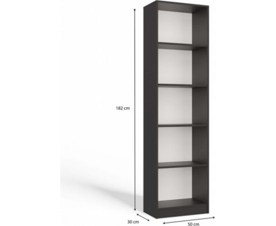Top E Shop BOOKCASE 50 CM ANTHRACITE Новинки Для дома и сада 