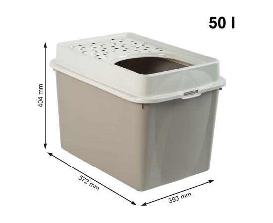 ROTHO Berty Eco Cappuccino - cat litter box Kaķu pakaišu kastes