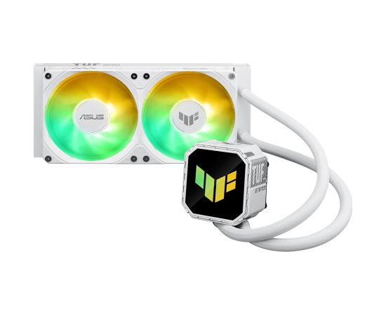 ASUS TUF GAMING LC III 240 ARGB WHT Processor All-in-one liquid cooler 12 cm White Procesoru dzesēšana
