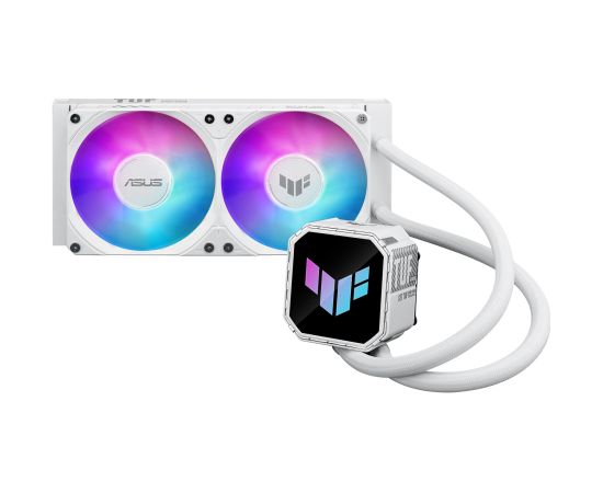 ASUS TUF GAMING LC III 240 ARGB WHT Processor All-in-one liquid cooler 12 cm White Procesoru dzesēšana