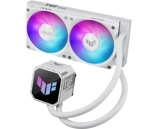 ASUS TUF GAMING LC III 240 ARGB WHT Processor All-in-one liquid cooler 12 cm White Procesoru dzesēšana