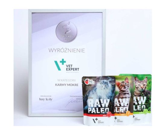 RAW PALEO Adult Cat Beef - wet cat food - 100 g Kaķu konservi