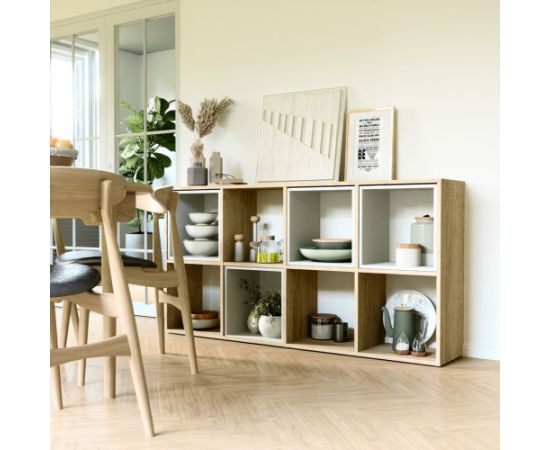 Top E Shop Topeshop MALAX 2X4 SONOMA living room bookcase Jaunumi -Dārzam