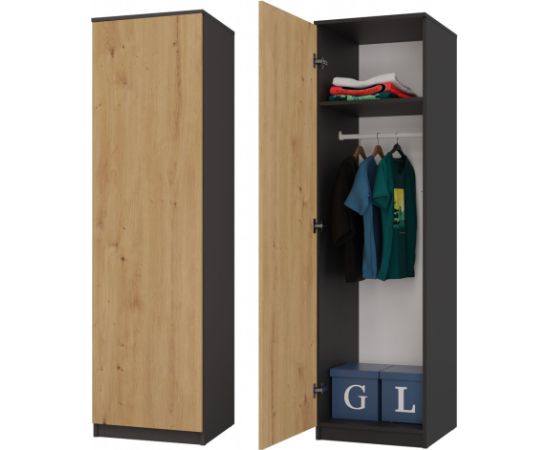 Top E Shop Topeshop SD-50 ANT/ART KPL bedroom wardrobe/closet 5 shelves 1 door(s) Шкафы