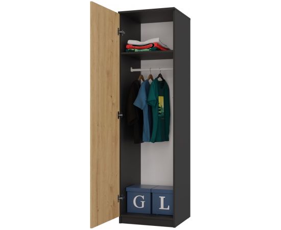 Top E Shop Topeshop SD-50 ANT/ART KPL bedroom wardrobe/closet 5 shelves 1 door(s) Шкафы