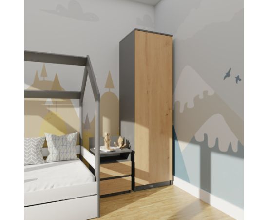 Top E Shop Topeshop SD-50 ANT/ART KPL bedroom wardrobe/closet 5 shelves 1 door(s) Шкафы