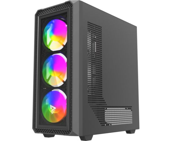Savio Noctis Glass RGB Cube Black Корпуса