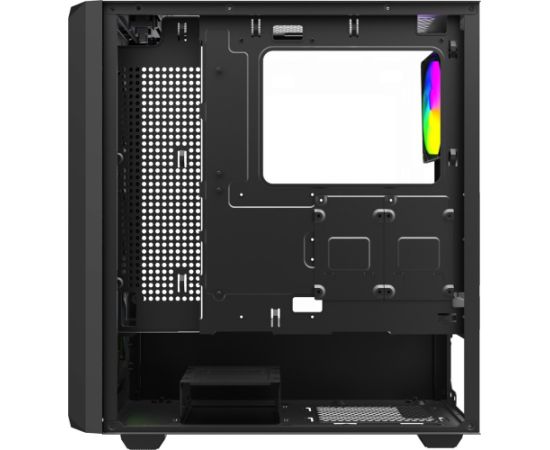 Savio Noctis Glass RGB Cube Black Корпуса