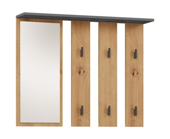 Top E Shop Topeshop PARMA WIESZAK ANT/AR clothing hanger Anthracite, Oak Мебель для прихожей