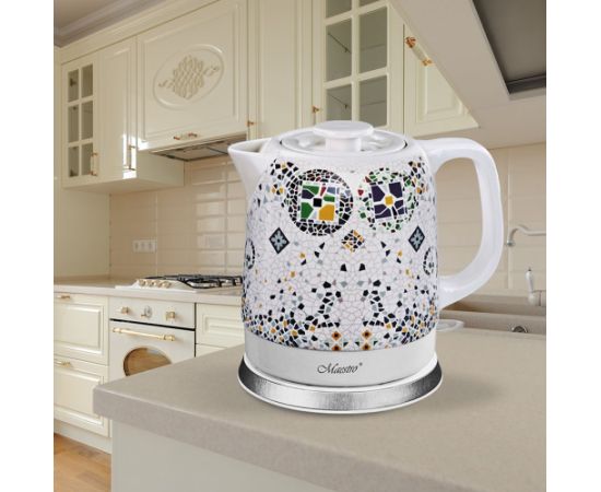 Ceramic electric kettle MAESTRO MR-068 1,5L 1500W (MR-068-MOSAIC) Чайники (электрические)