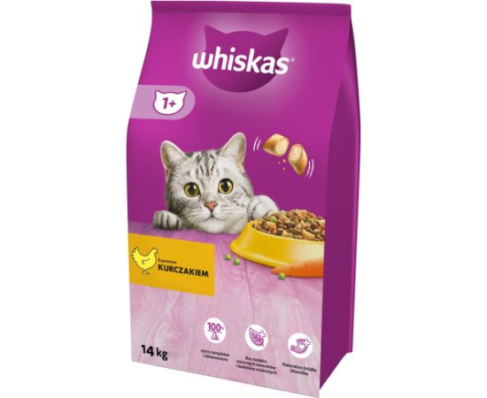 ‎Whiskas 325628 cats dry food Adult Chicken 14 kg Сухой корм для кошек