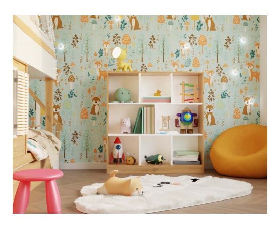 Top E Shop FIESTA 8P ARTISAN/WHITE BOOKCASE Jaunumi -Dārzam