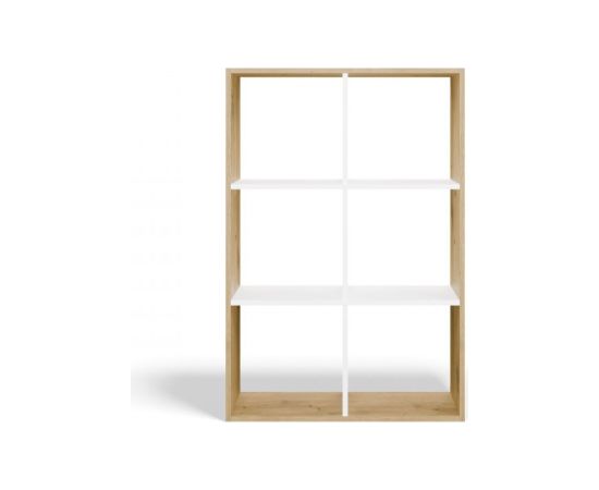Top E Shop MALAX 2X3 ARTISAN/WHITE BOOKCASE Jaunumi -Dārzam